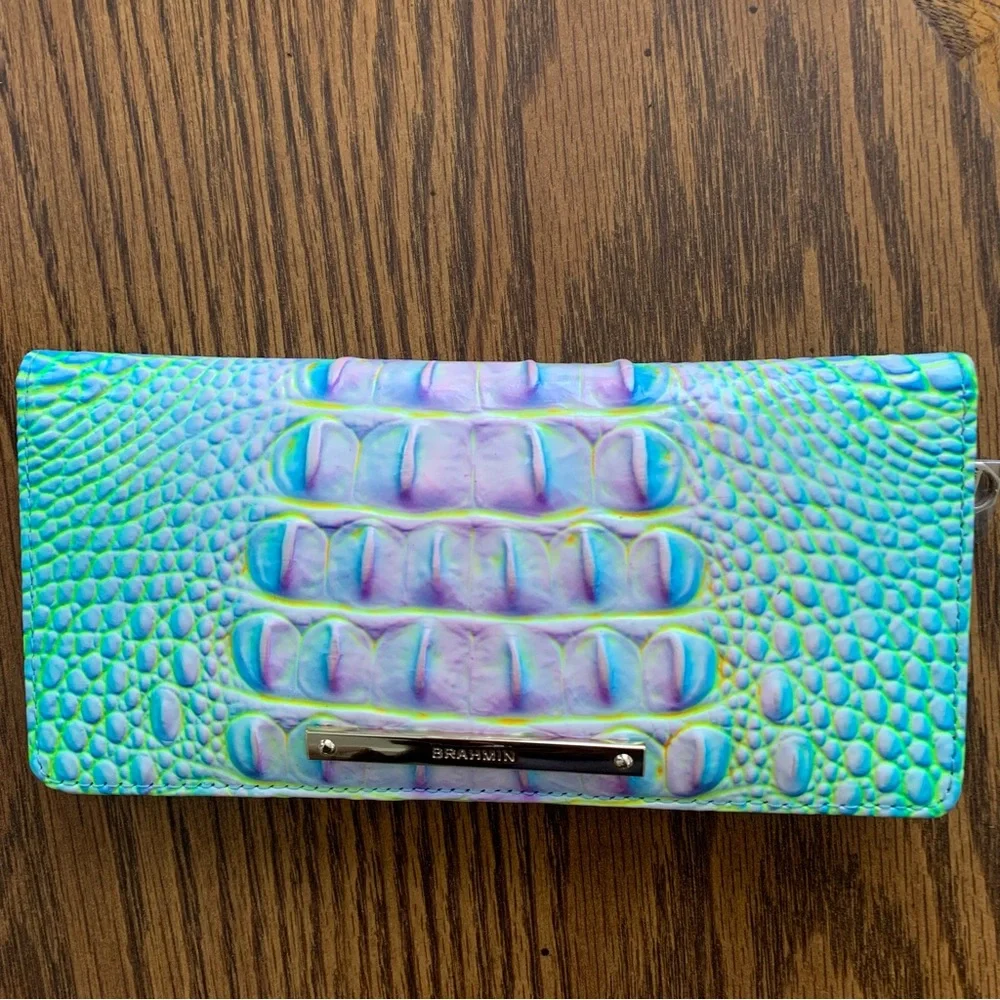 Brahmin Cotton Candy Ombre Melbourne Ady Wallet - Picture 8 of 10